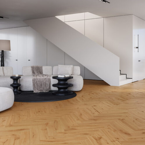 Vinyl podlaha Dub Ginger Klasická jedľa