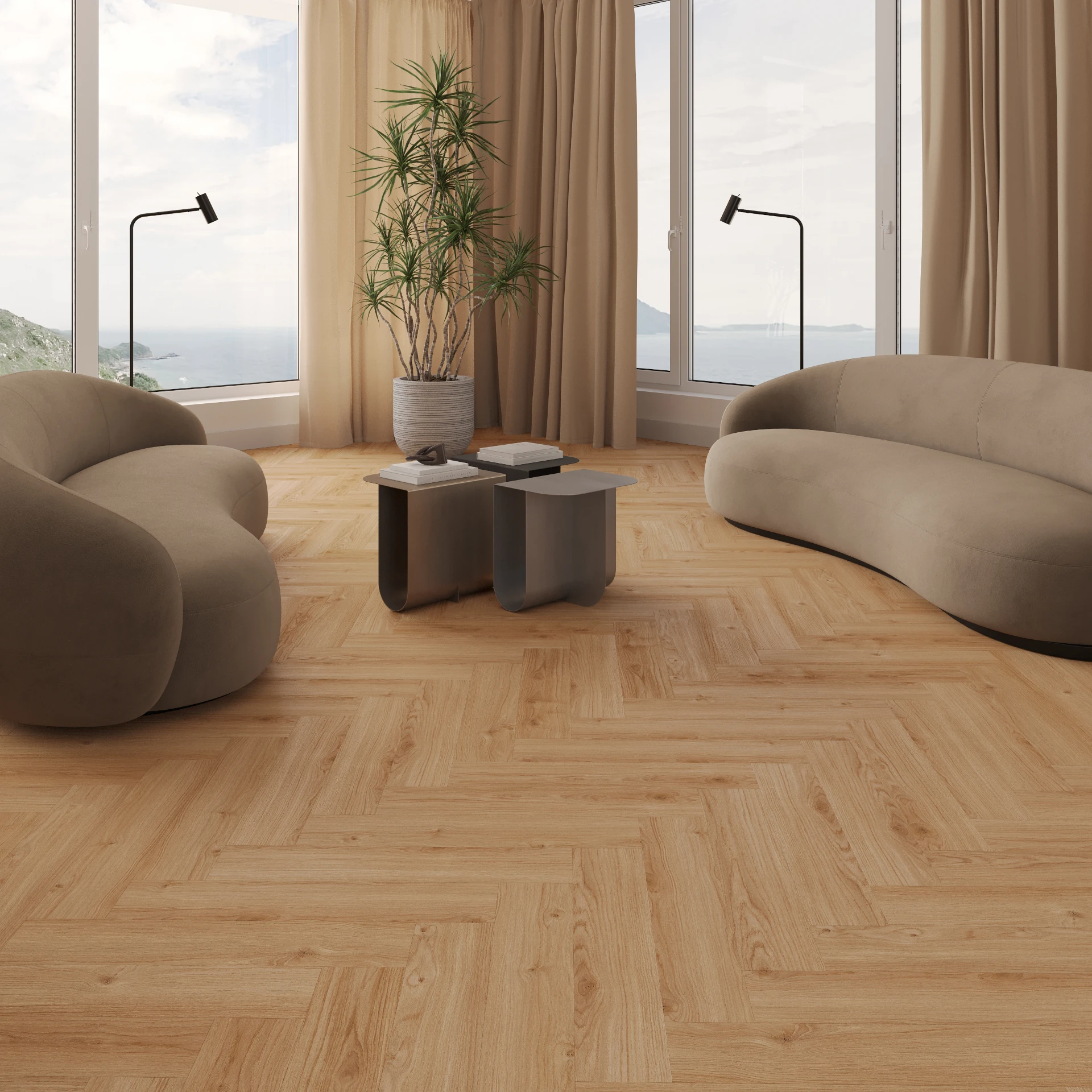Vinyl podlaha Dub Lumo Herringbone