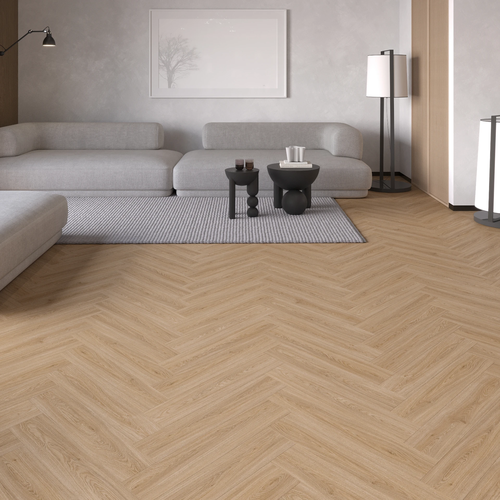 Vinyl podlaha Dub Calma Herringbone