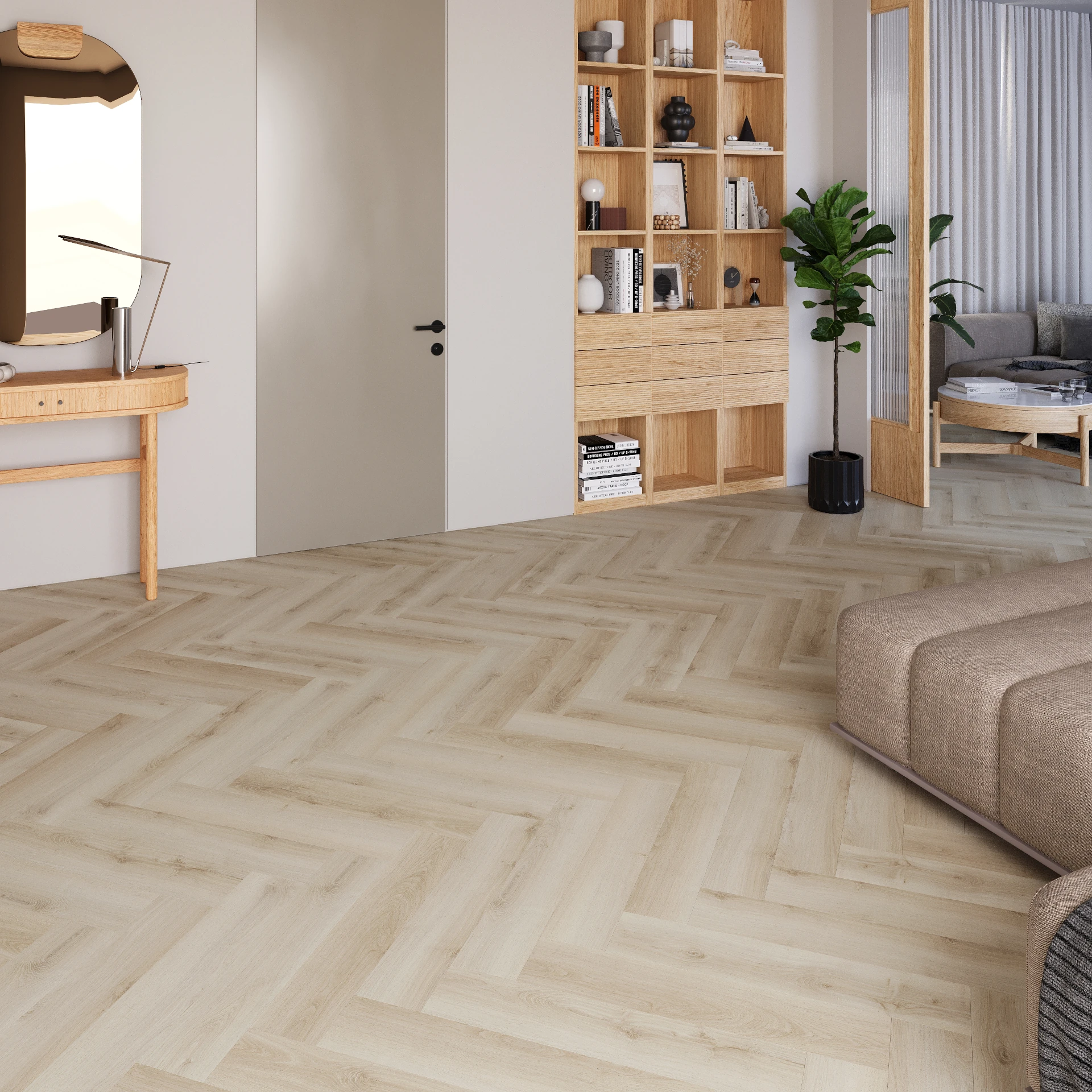 Vinyl podlaha Dub Sano Herringbone